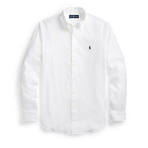 Polo Ralph Lauren Men's Classic Fit Stretch Oxford Shirt White L